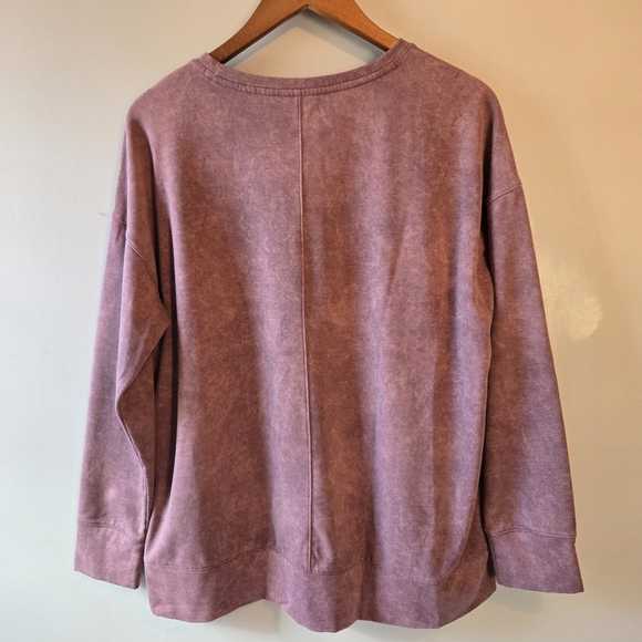 32 Degrees Mauve Long Sleeve Top. - Picture 3 of 6